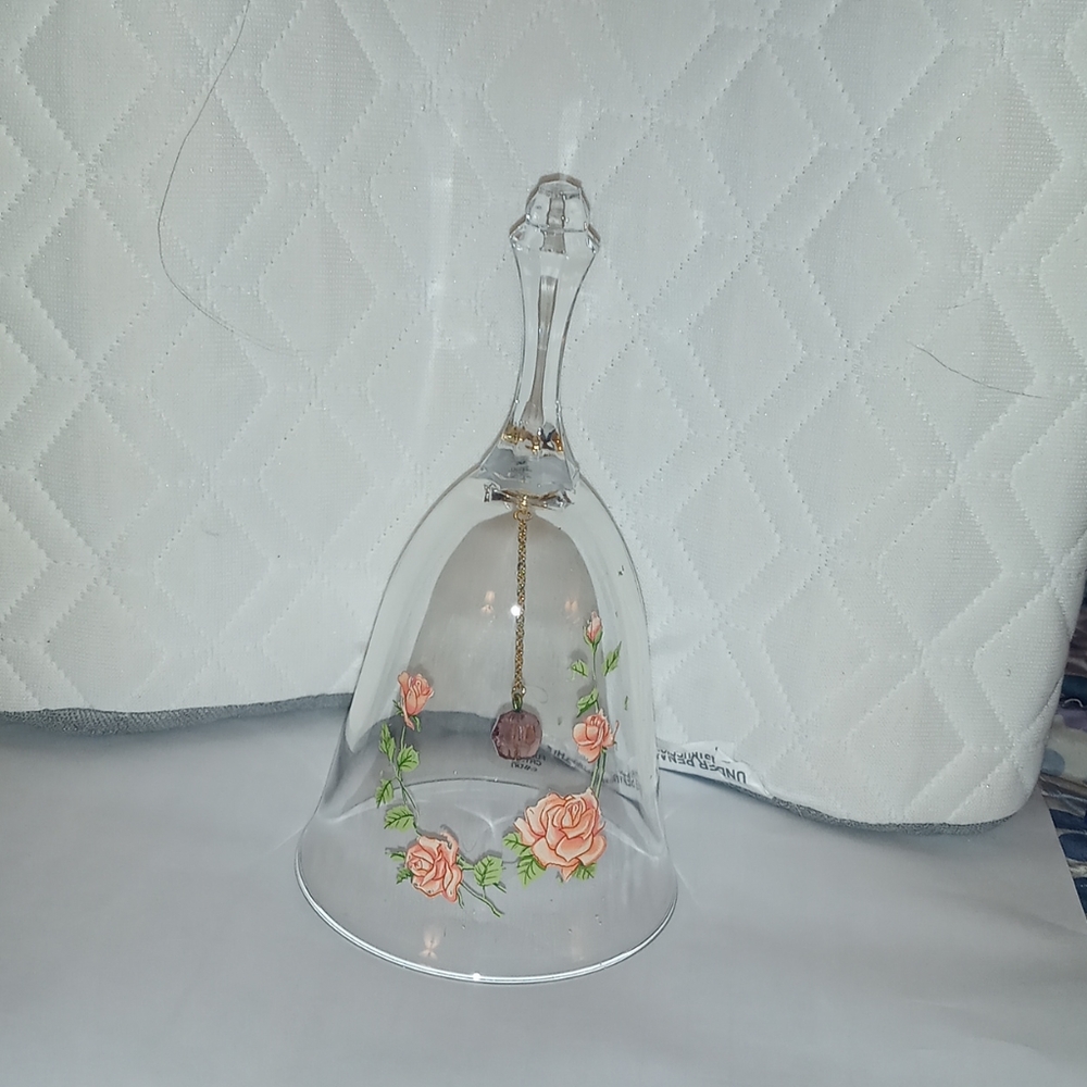 Vintage Avon Full Lead Crystal Bell
